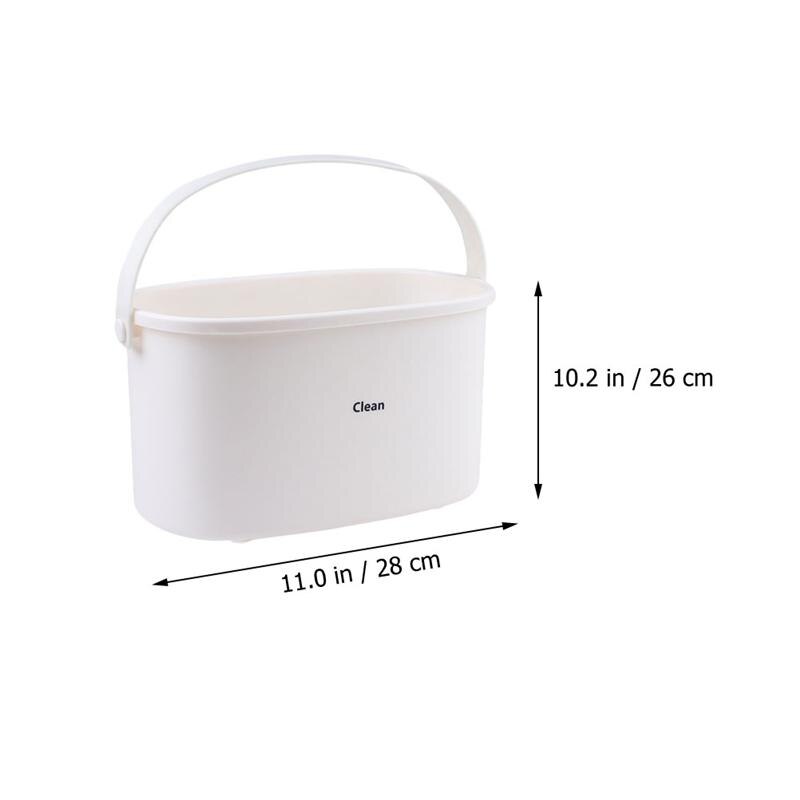 1Pc Bathroom Shower Basket Wet Cloth Container Bathroom Basket Cloths Container Shampoo Storage Basket for Storage Kitchen