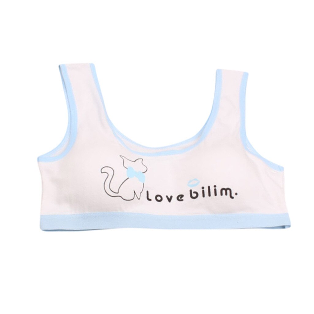 Young Girls Bras Comfortable Student Underwear Lace Cotton Children Undergarment Clothes May 7th: D