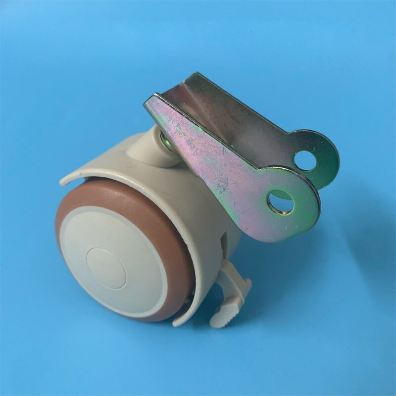 4 st spjälsäng hjul universal hjul spjälsäng stumma hjul tillbehör flip hjul 20mm splint hjul universal hjul