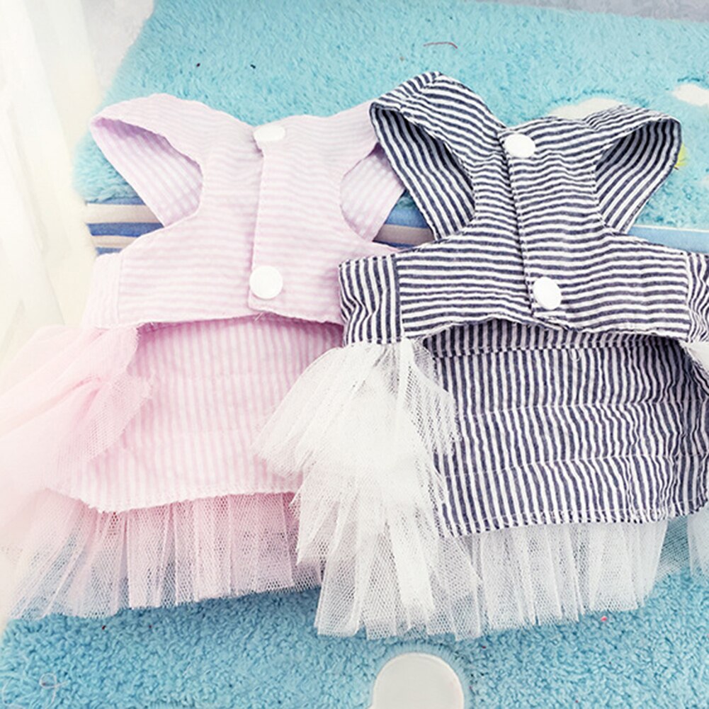 Summer Pet Dog Princess Strap Skirt Puppy Wedding Birthday Party Clothing Dress