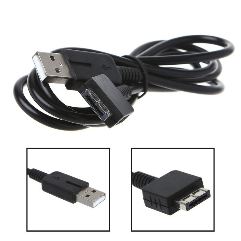 2-In-1 USB Charger Cable Opladen Overdracht Data Sync Cord Voor Psvita 1000