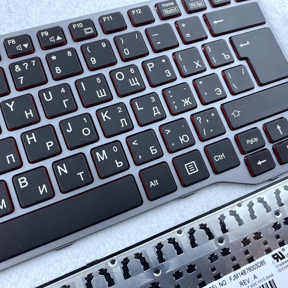 Russian Laptop Keyboard For Fujitsu Lifebook E733 E734 E743 E744 U745 E546 E547 E544 E736 E746 Series RU Layout