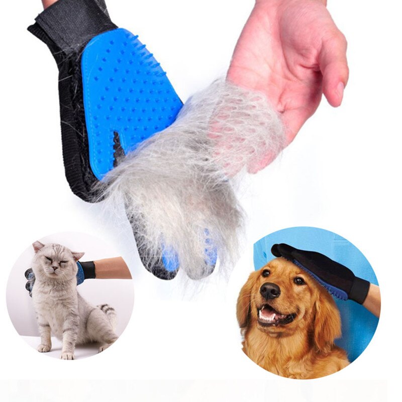 Gant de laine pour chat de compagnie | Gant de laine pour chien, cheval peignage laine pour animal de compagnie, brosse gant Anti-morsure, gants pour chiens, accessoires