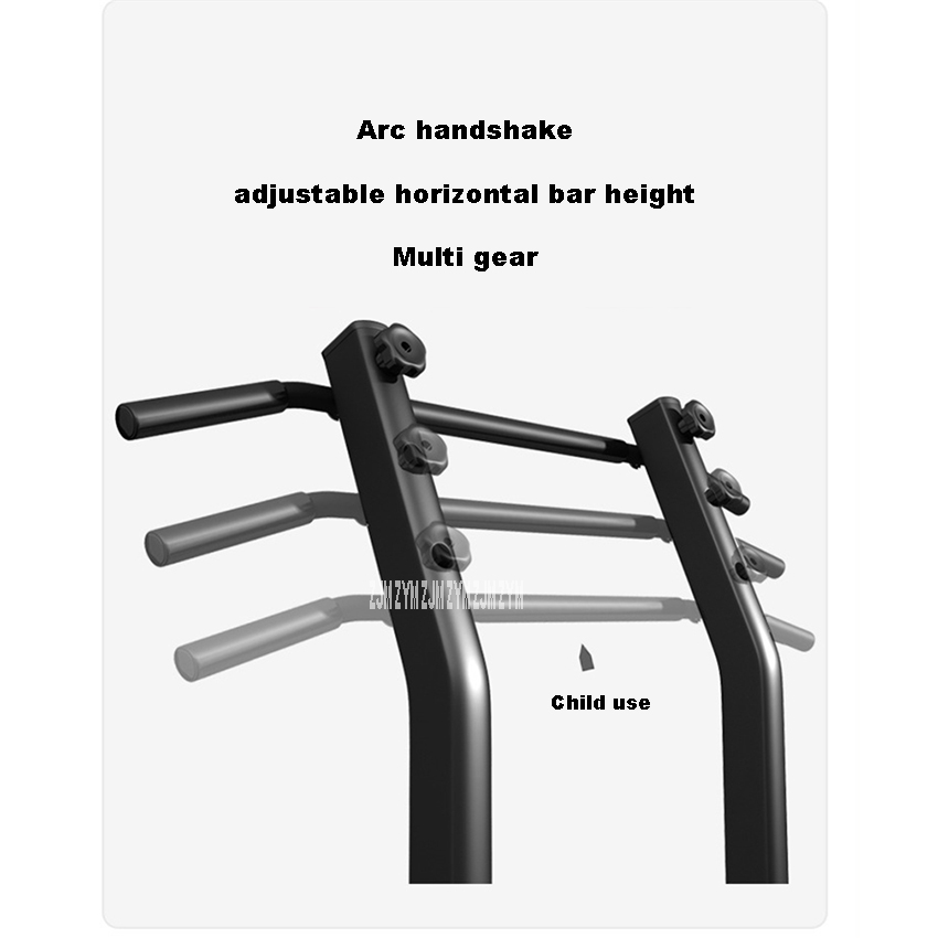 Barra de tracción de acero al carbono para interiores y niños, paralela, horizontal, equipo multifuncional para musculación y fitness, 5792