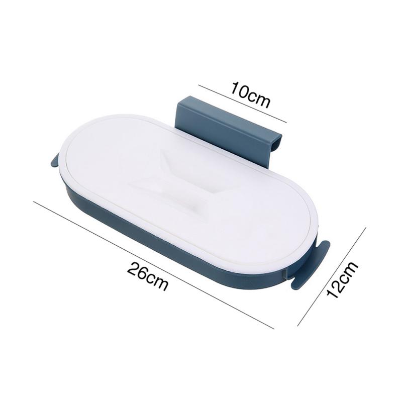 Porta bolsa de basura colgante armario de cocina soporte bastidor de almacenamiento de plástico cocina colgar basura estante para bolsas de basura