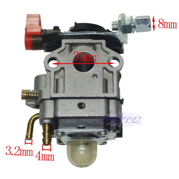 Carb Carburetor Fit 24cc 25cc 26cc 1E34F Engine Motor Part Trimmer Bushcutter