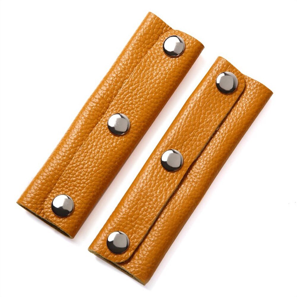 Housse de protection en cuir pour sac à bagages, poignée, accessoires de sac à bandoulière, sangle de remplacement, accessoire de bricolage: Orange