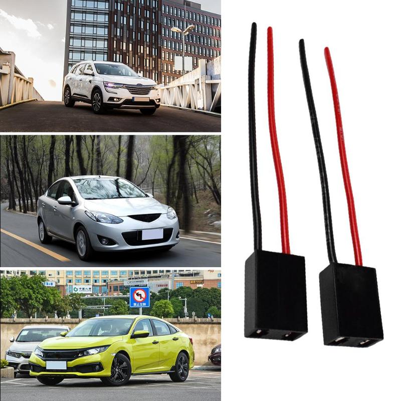 1 Pair H7 12V-24V Car Auto Bulb Socket Female Adapter Connector for Universal Bulb Socket Headlight Fog Lamp Light Accessories