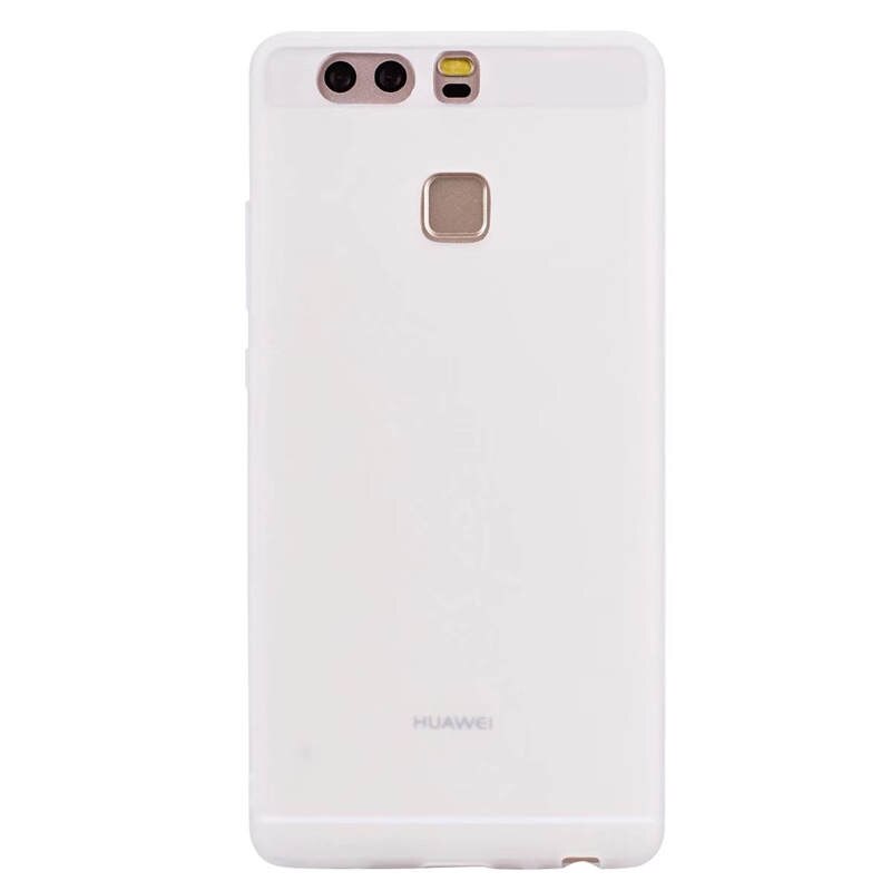 Pour Huawei P9 Cas Huawei VEA-L09 TPU Couverture Arrière coque de téléphone Pour Funda Huawei P9 P 9 EVA-L09 EVA-L19 EVA-L29 Étui En Silicone: White