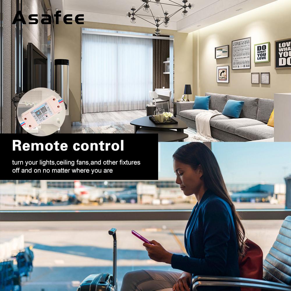 Magic Home Smart Bluetooth WiFi Switch Controller AC 100-240V 10A IOS Android APP ON/OFF Timer LED Light Controller
