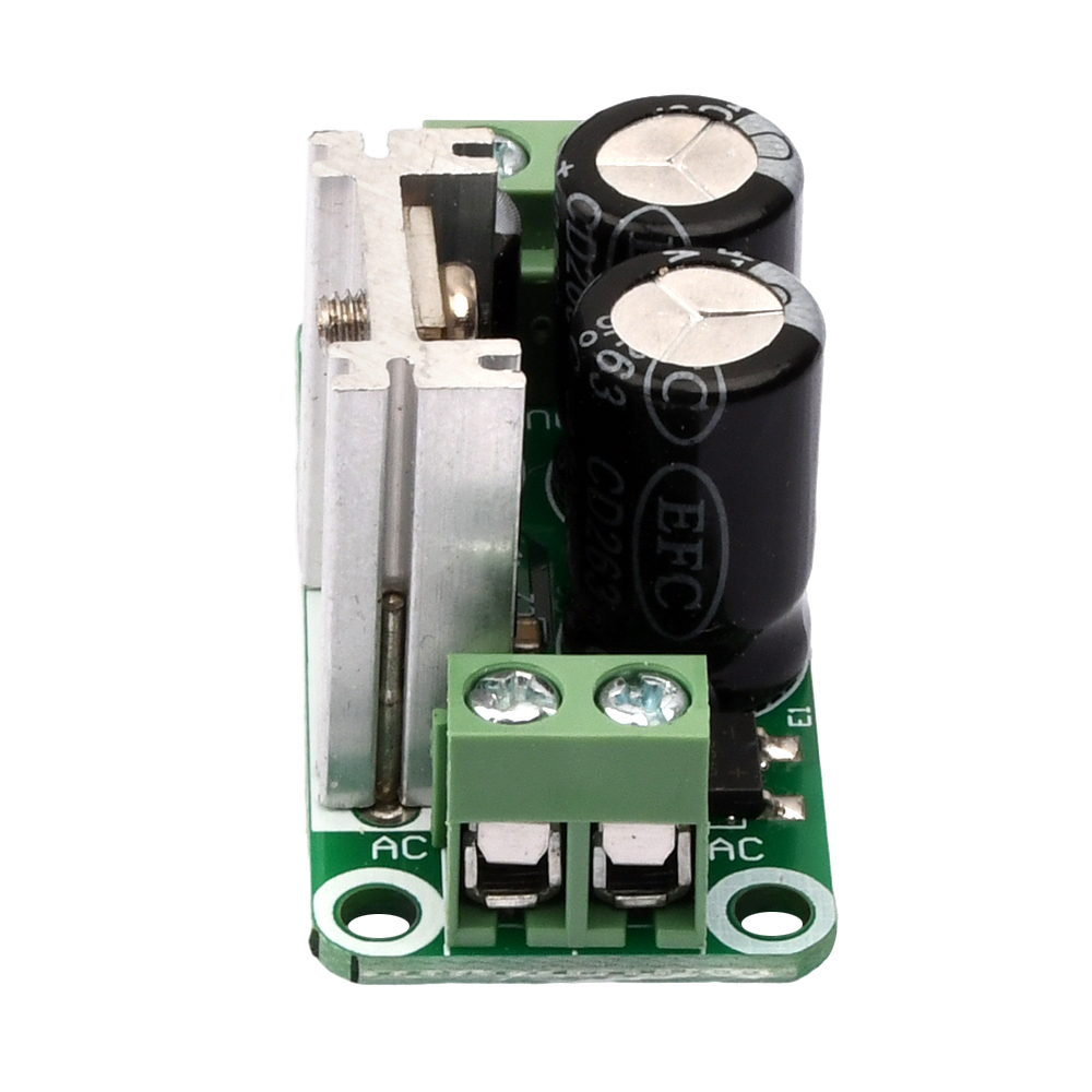 Einzelnes geregeltes Netzteilmodul DC 5V 6V 9V 12V 15V 24V Gleichrichterfilterplatine 7805/ 7809/ 7812/ 1A für Audioverstärker
