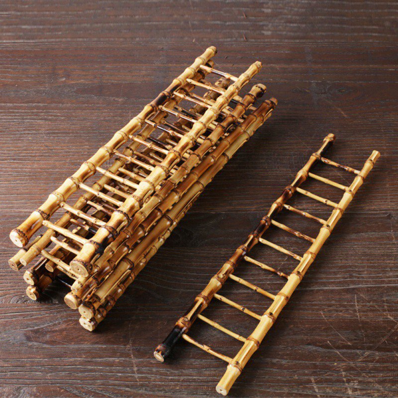 Plateau à thé japonais, cérémonie du thé en bambou, étape par étape, échelle en forme de thé, plateau de séchage de tasse de Table à thé