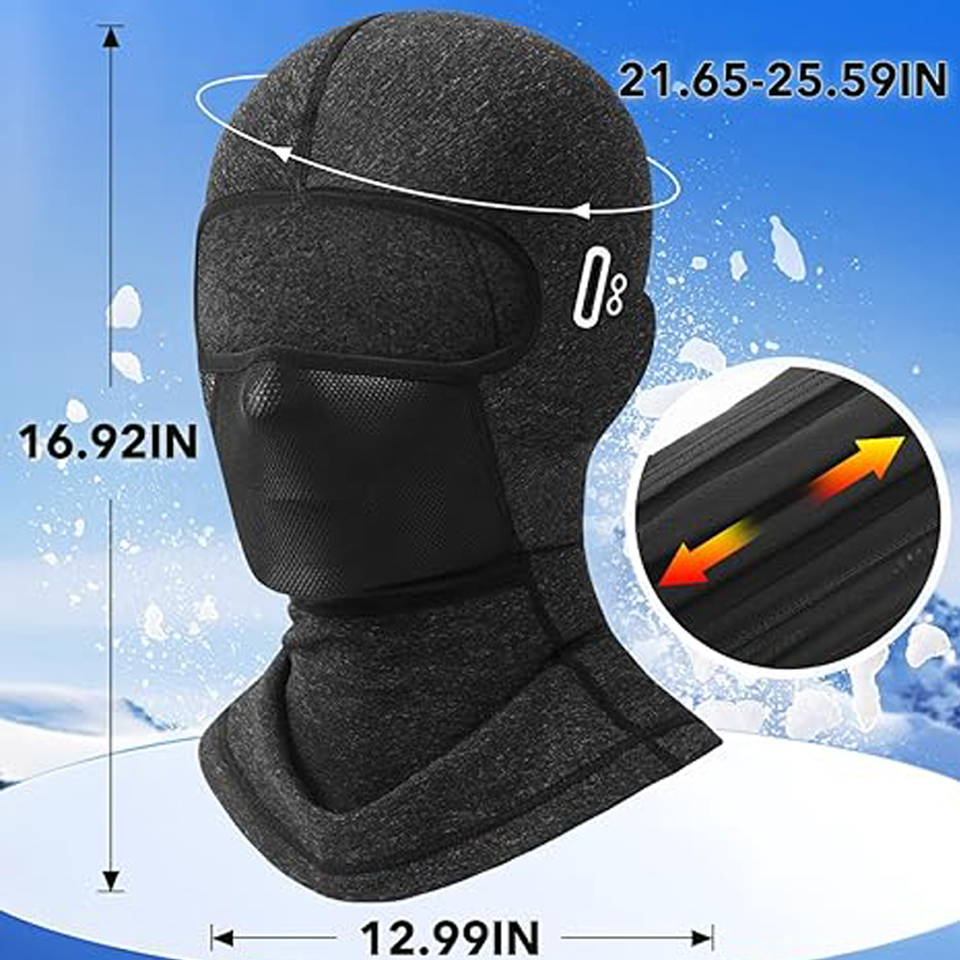 GTUBIKE Balaclava Men's Hat Winter Women Motorcycle Mask Warm Cycling Helmet Liner Caps Windproof Breathable Washable Equipment