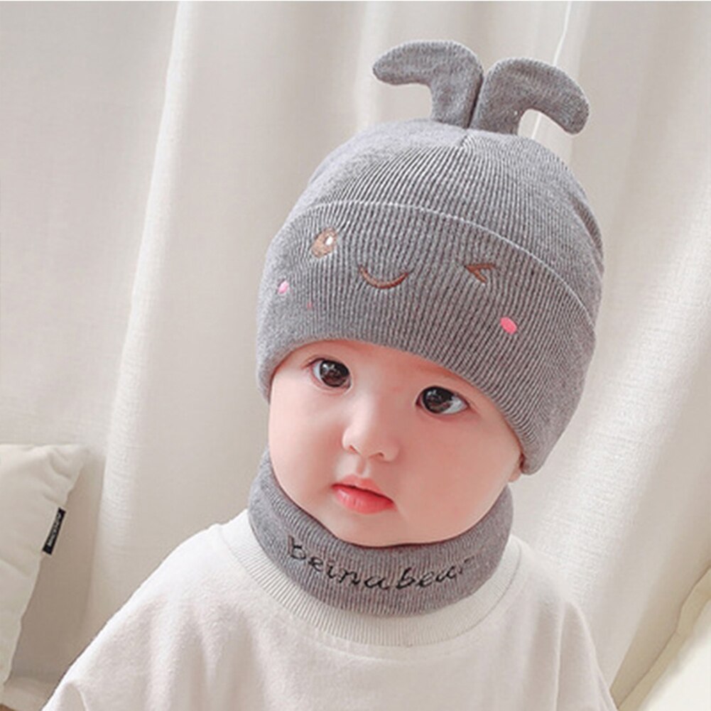Cartoon Fleece Knitted Cute Beanies Cap Soft Cold Resistance Leisure Lovely Thicken Knitted Hat Baby Winter Accessories: J