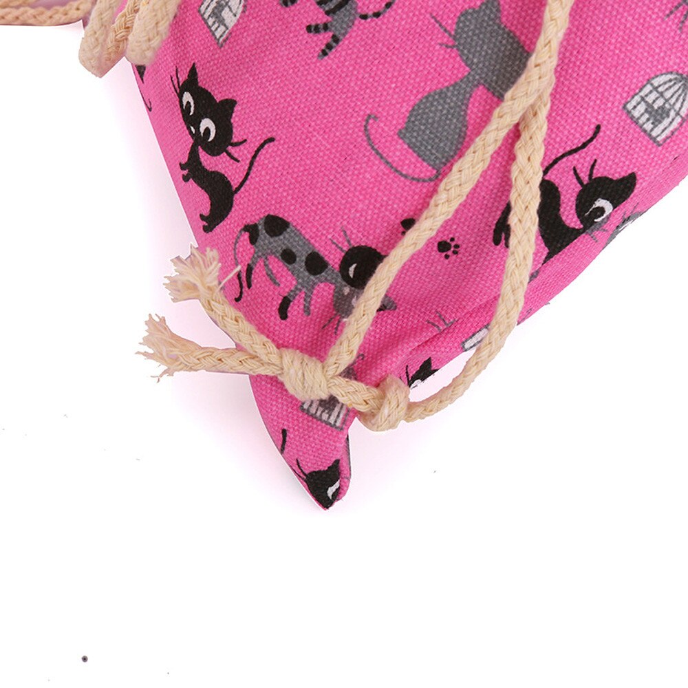 Vrouwen Mannen Trekkoord Rugzak Canvas Opknoping Zak Sport Beach Travel Opbergtas Outdoor Rugzak Pouch Pocket Bag Worek Plecak