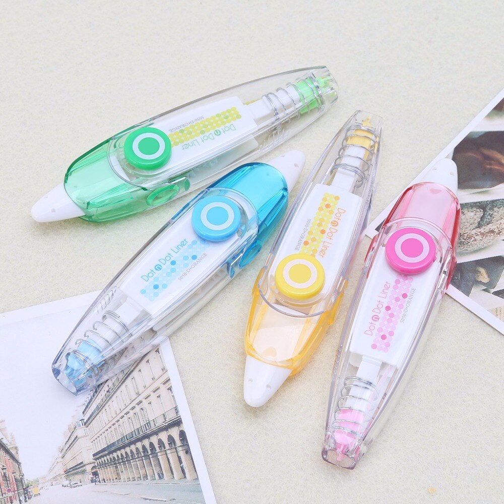 Creatieve Kleine Fluorescerende Kant Tape Student Dagboek Decoratieve Correctie Tape