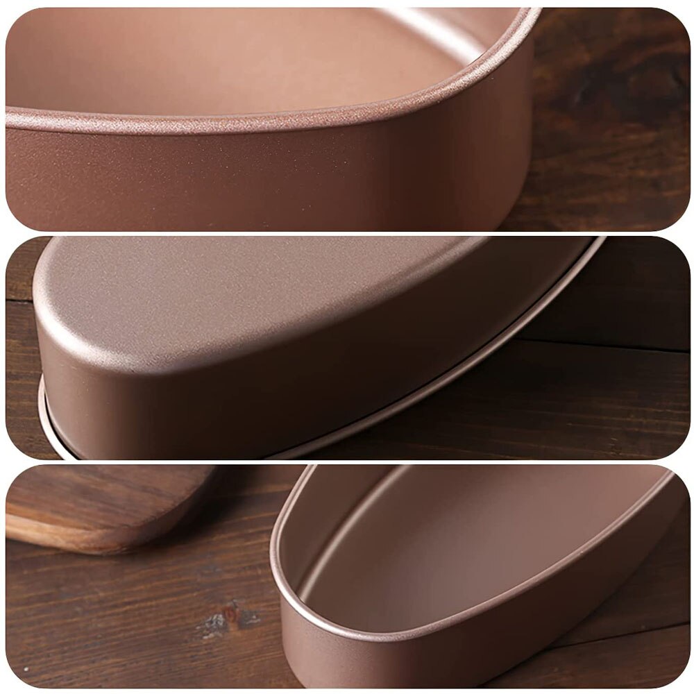 23 Cm Ovale Anti-aanbak Pannen Koolstofstaal Cakevorm Cheesecake Brood Brood Pan Bakvorm Pie Tin Lade Bakvormen Tool accessoires