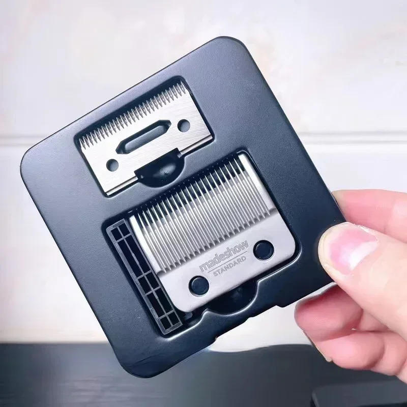 Madeshow M50 Origineel vervangend mes, V-Power FADE Blade Clipper Professionele trimmer Scheerapparaat Snijmes Hoofdaccessoires: Blauw