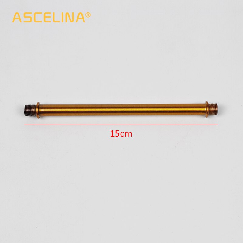 Connecting Tube rod Steering connector,Retro Metal rod,for Lamp connection,DIY Lighting Accessories: Gold Bronze 15cm / 5 Pieces