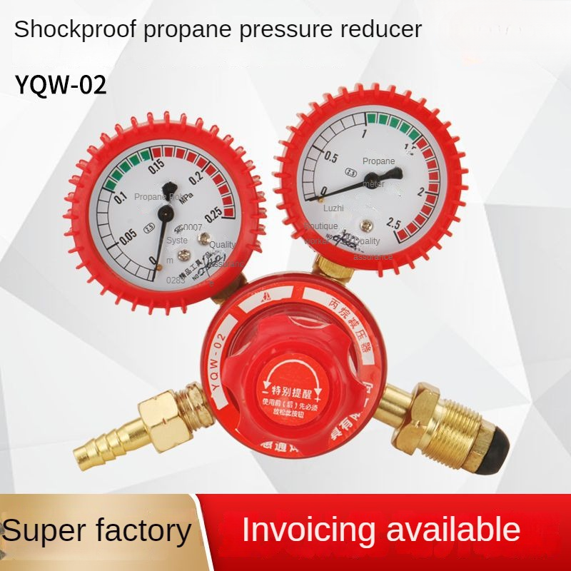 YQW-02 Reductor de presión de propano a prueba de golpes, válvula reguladora de presión de gas natural licuado, válvula reductora de presión de gas