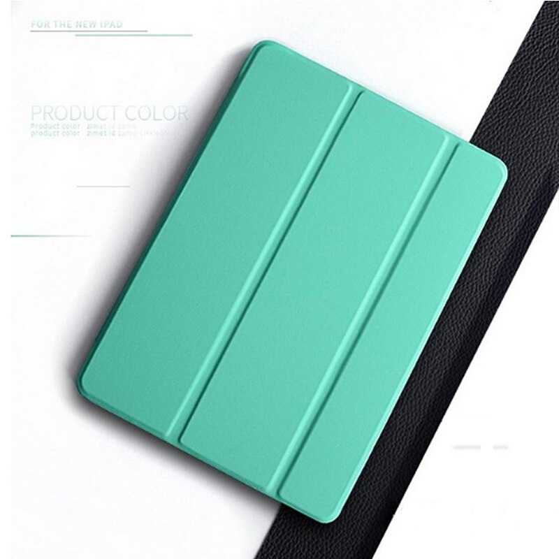 Case For Samsung Galaxy Tab A T550 T555 SM-T550 SM-T555 9.7" Cover Flip Tablet Cover Leather Smart Magnetic Stand Shell: Mint