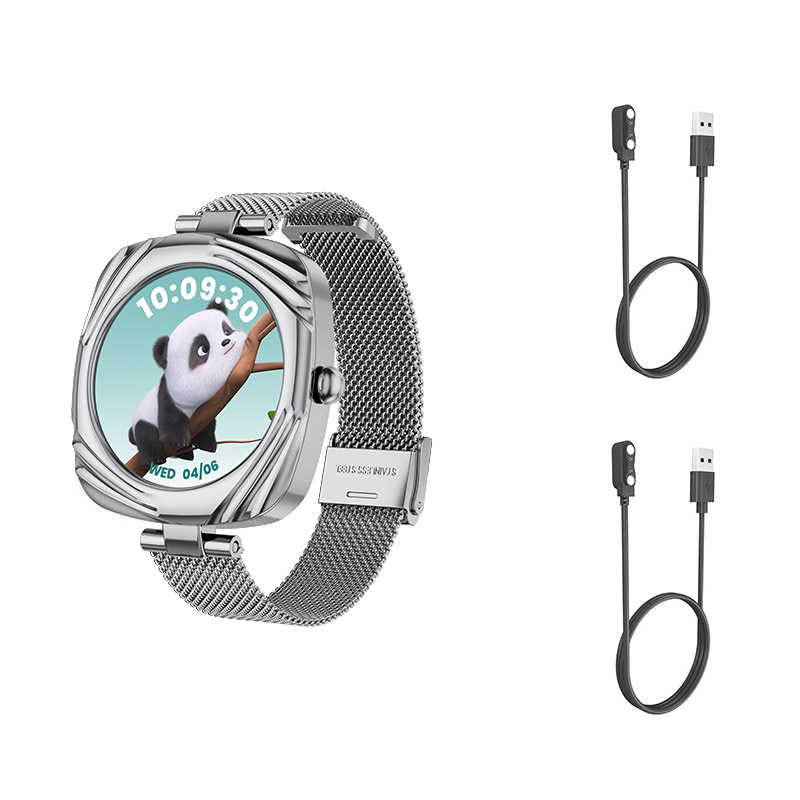 Aiweile AW5 accorto Orologi Donna Smartwatch Chiamata Bluetooth fitness inseguitore Riproduzione musicale AMOLED Coreano Ebraico Vietnamese: Oro