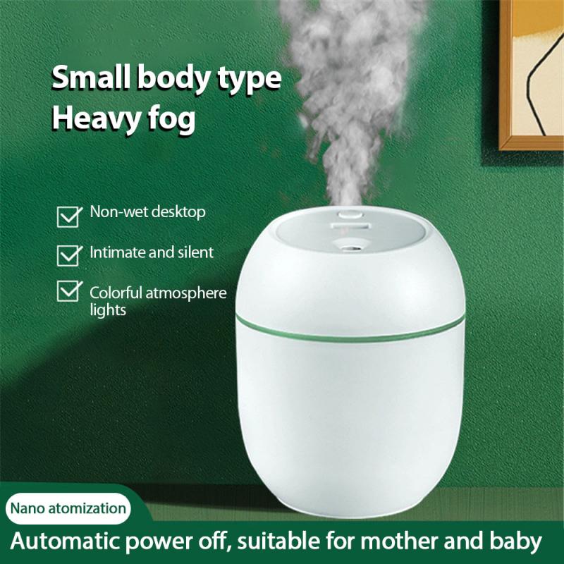Humidificateur portatif d'usb de véhicule dans le diffuseur d'humidificateur d'espace de véhicule humidificateur portatif de capacité élevée de lampe d'atmosphère de Led