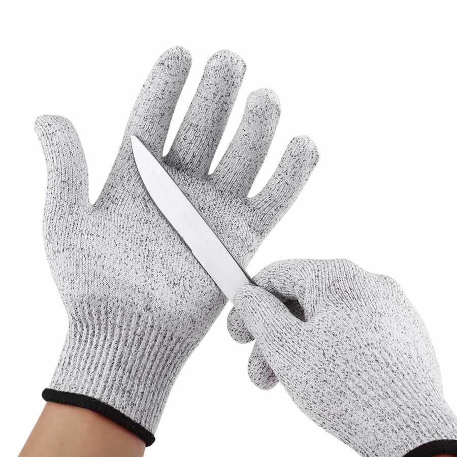 Protective Cut-resistant Elastic Stab Resistant Kitchen Gardening Butcher Safety Gloves Hand Tools Cutter: 9L