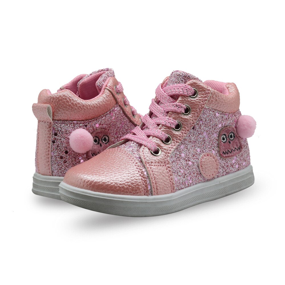 Apakowa-bottines de printemps à paillettes | Chaussures d'école pour enfant en bas âge et enfant, avec Support d'arc,