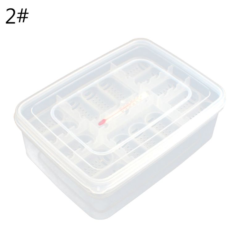 Bandeja de huevos de reptiles, máquina para incubar huevos de lagarto, caja de huevos Gecko, dispositivo de incubación dedicado, proveedor de incubadora de tortugas: 7HH1402969-2