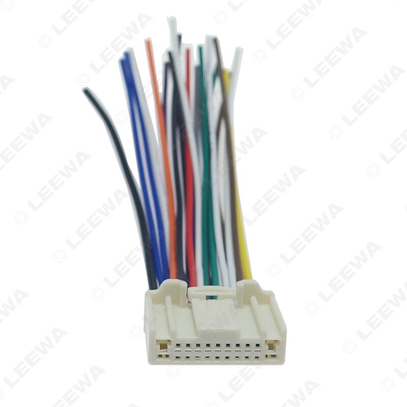LEEWA adaptateur de harnais de câblage de lecteur/CD stéréo de voiture pour Nissan/Subaru/Infiniti OEM Radio CD d&#39;usine # CA3995