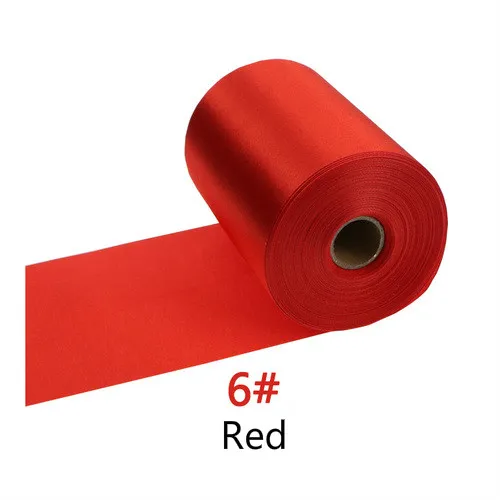 8cm/10cm/15cm de ancho 25 metros/rollo de cinta de satén champán cinta de poliéster para silla de boda/coche/decoración de costura a mano DIY: Opaco / L