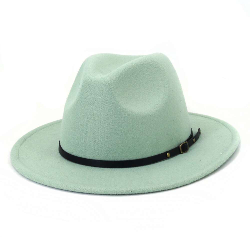 Fedora Hat Women Men Autumn Winter Vintage Felted Jazz Top Hats Ladies Trend Party Wedding Performance Cap Sombreros De Mujer
