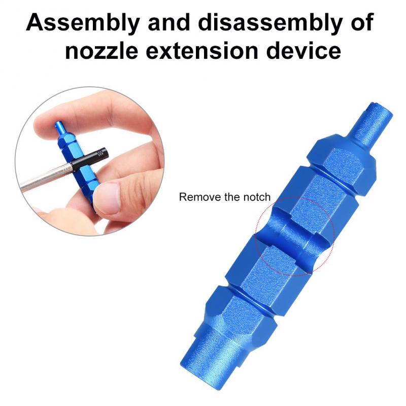 1pc mtb landeveissykkel schrader presta skrunøkkel for fjerning av ventil multifunksjons dekkdyse installasjon nøkkelventil kjerneverktøy