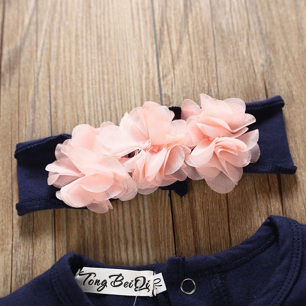 New Born Baby Girl  Dress With Heart Style