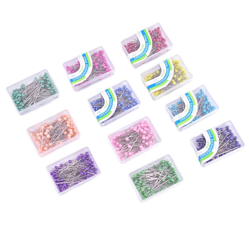 100 unids/lote DIY cabeza de perla Extra larga alfileres de confección boda ramillete floristería herramienta de coser