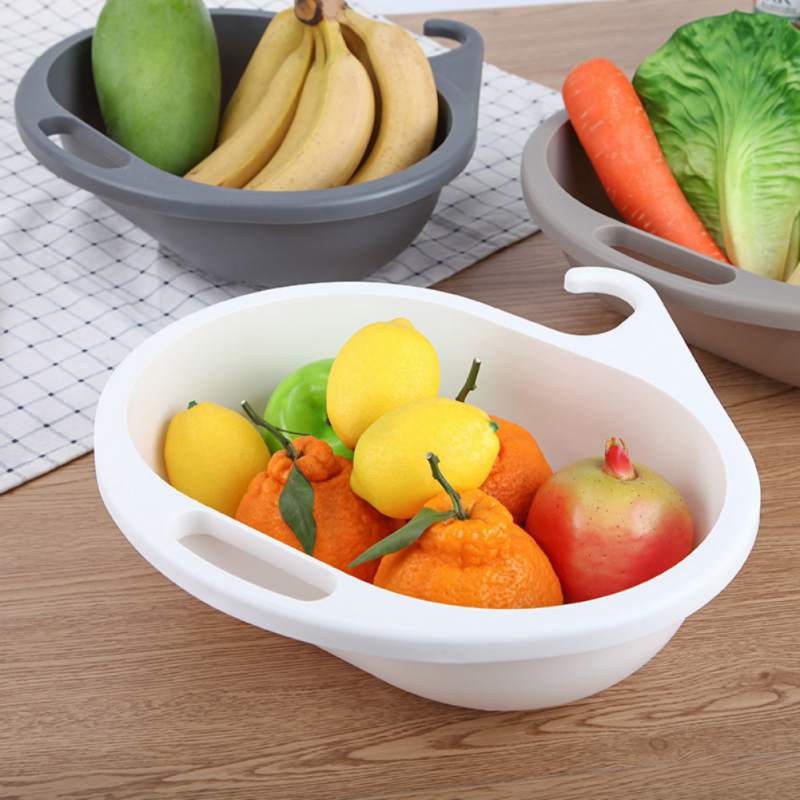 Kitchen Vegetable Washing Basket Kitchen Wash Hanging Storage Baskets Drain Rack Tools Kitchen Drain Basket