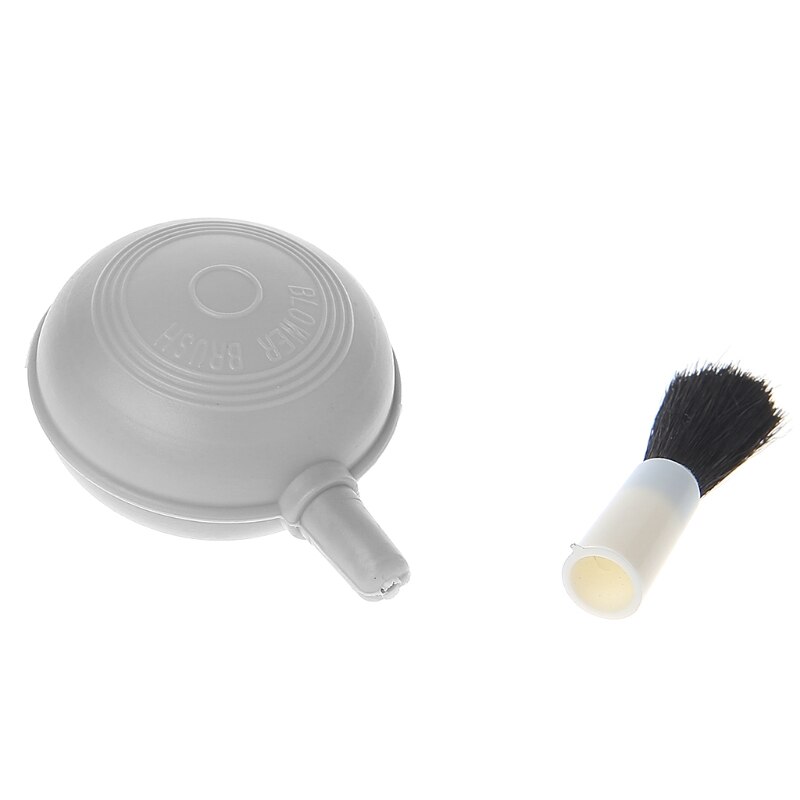 2 en 1 souffleur d'air brosse succulente nettoyage Air perles nettoyeur de poussière pour appareil photo Len
