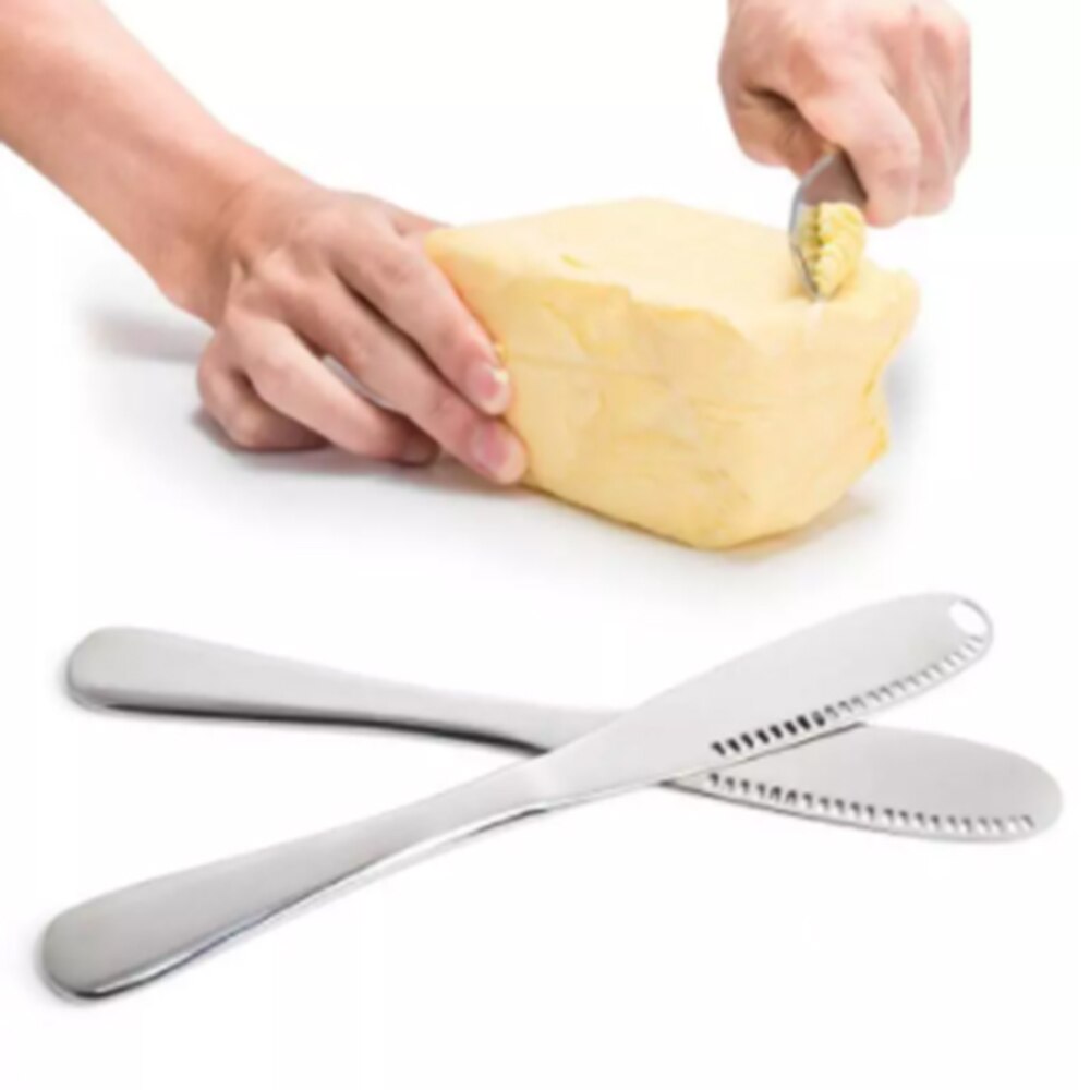 Multifunction Safe Cheese Knives Stainless Steel Butter Cutter Cheese Jam Spreader Cream Cutter Utensil Cutlery Dessert Toast