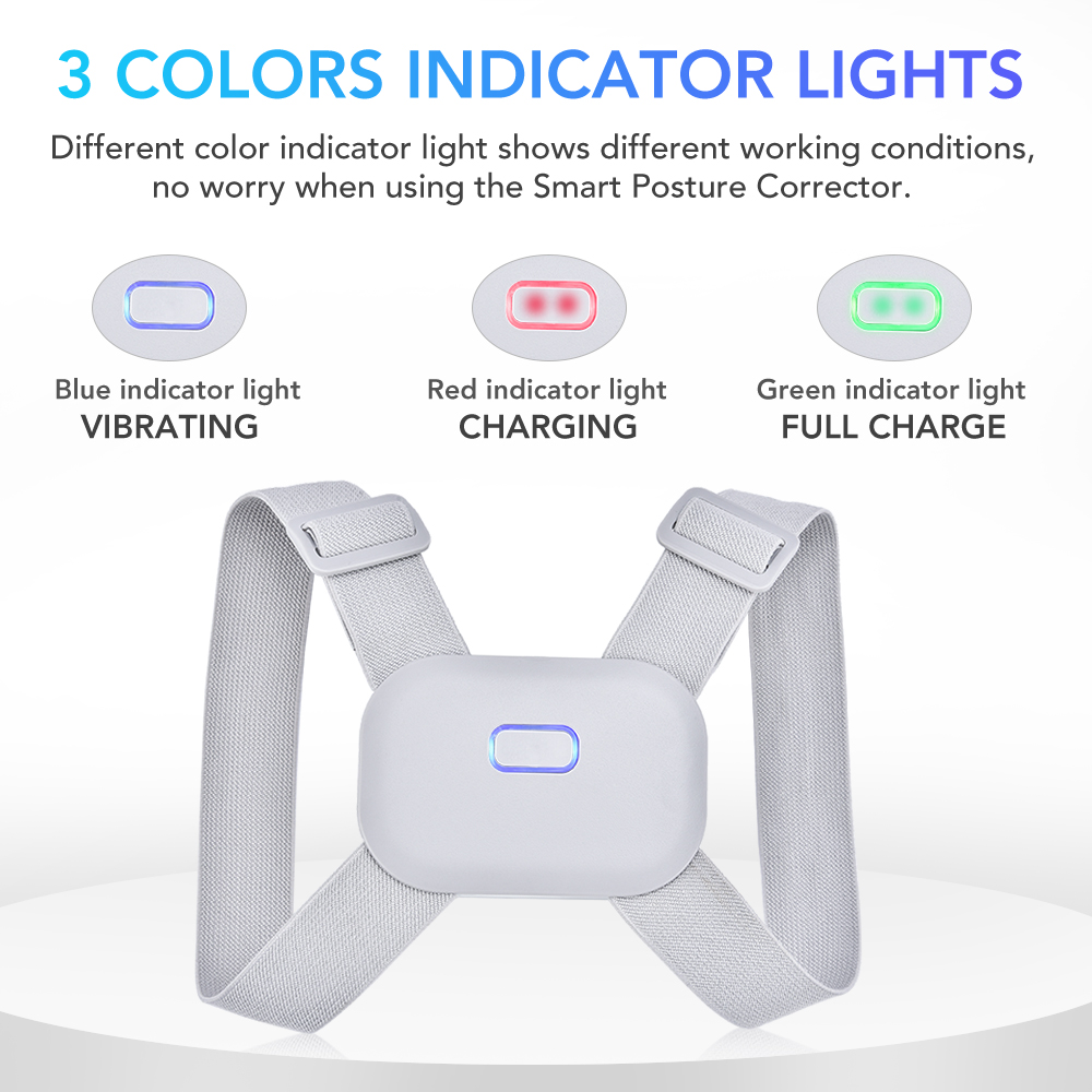 Entraîneur de Posture Intelligent réglable correcteur de Posture Intelligent orthèse supérieure du dos soutien de la clavicule rappel de Vibration soulagement de la douleur
