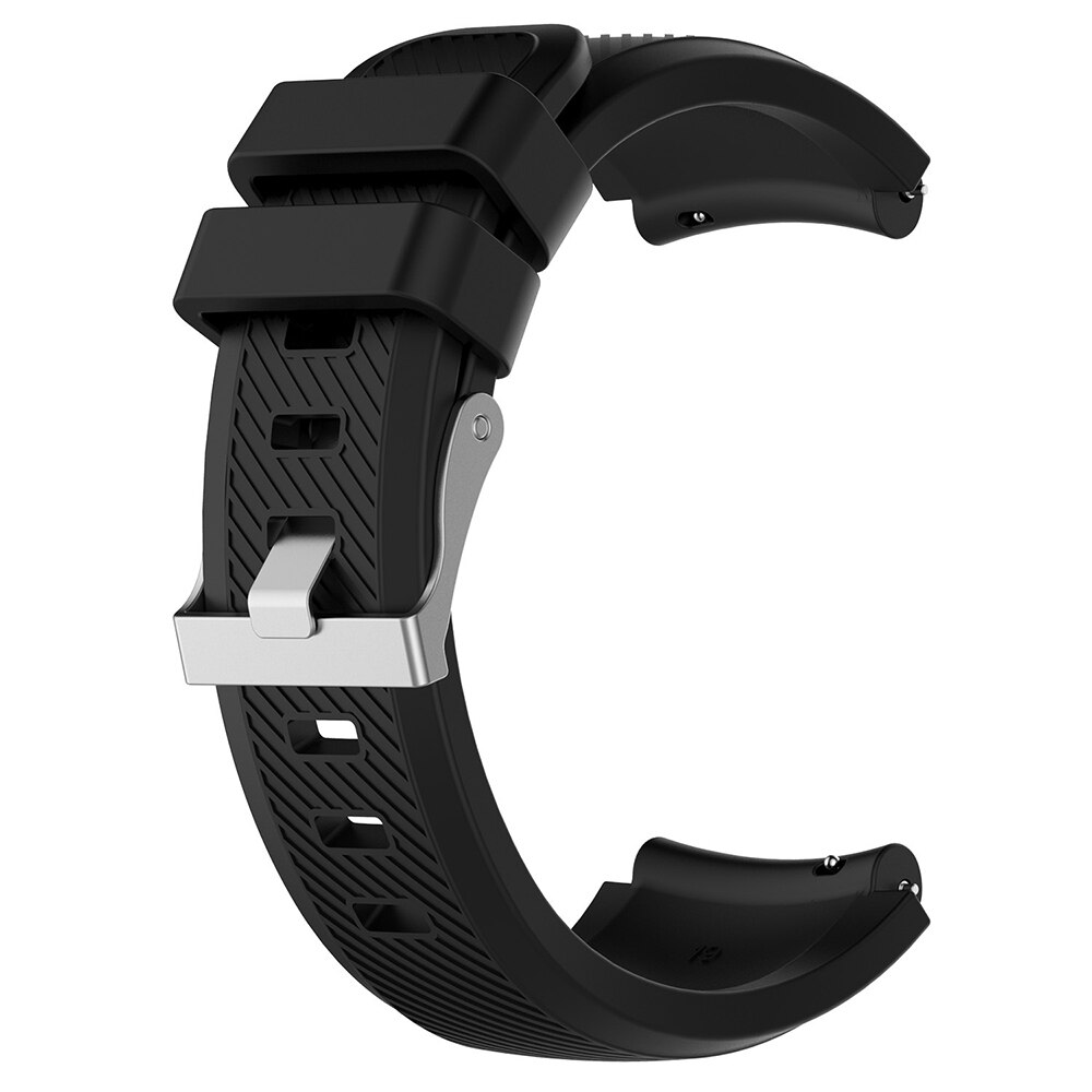 Correas de muñeca de 22mm, pulseras, cinturones para reloj LG G W100/ LG G Watch R W110/ LG G Watch Urban W150, correa de reloj: Black