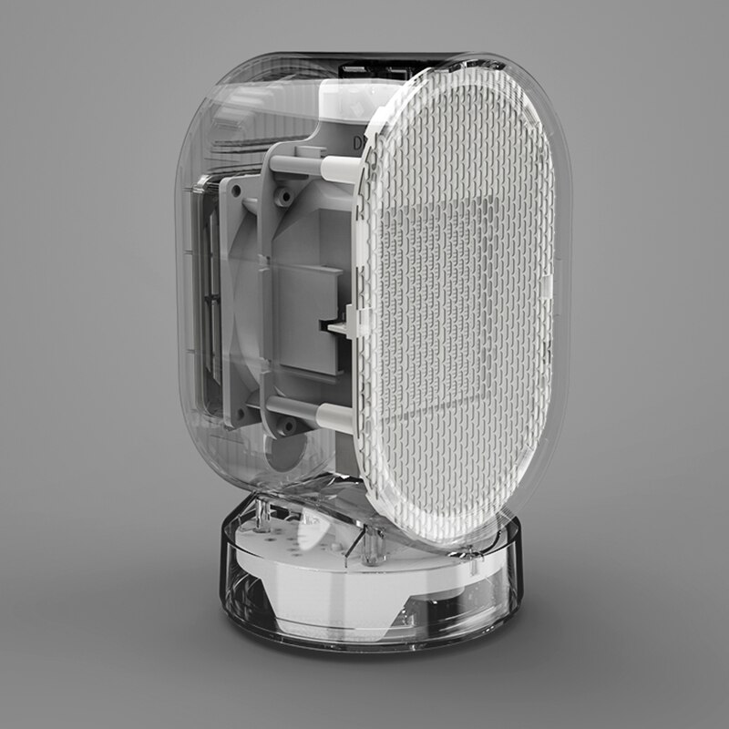 Cold warm dual-purpose air heater electric heater home small tabletop energy-saving heating electromechanical heater