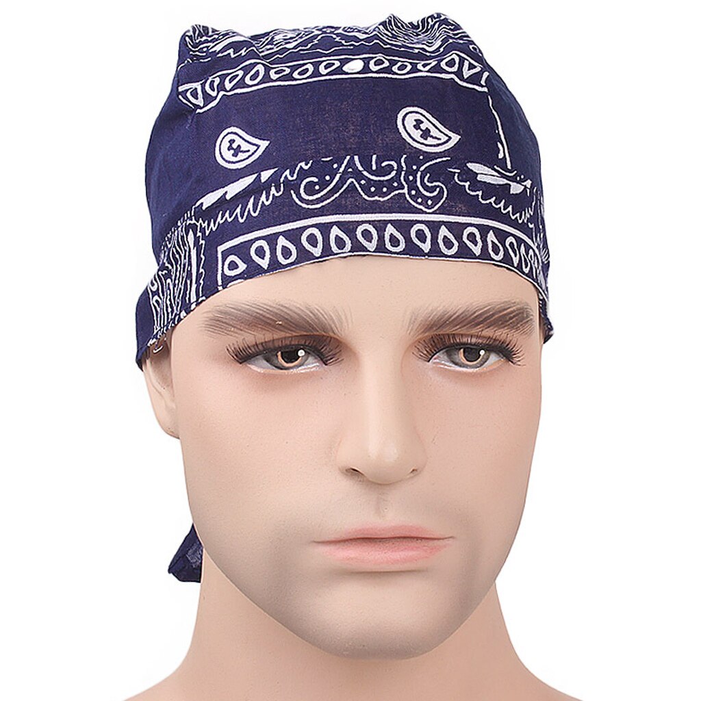 3Pcs Unisex Bandana Hoed 100% Katoen Unisex Durag Print Cap Ademend Chemo Tulband Mode Headwrap Hoofddeksels Pirate Head Sjaal