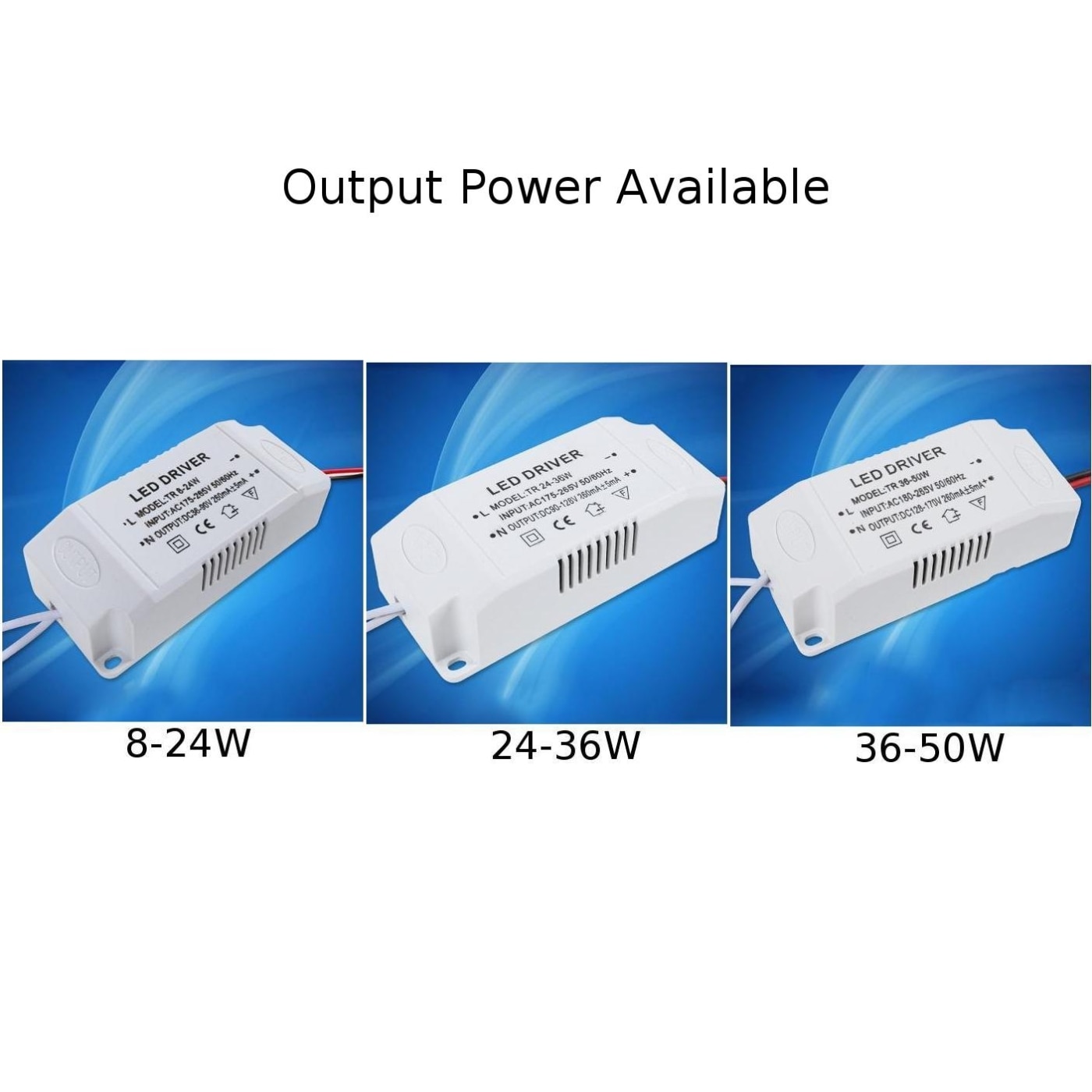 8-50W Voeding Verlichting Transformatoren Elektronische Transformator Led Driver Voor Voeding Adapter Voor Led Strip