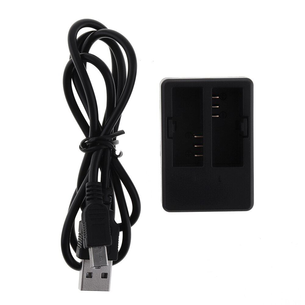 TUYU Batterie D&#39;action Caméra pour EKEN H9 H9R H6S H5S + SJCAM SJ4000 Sj5000 SJ7000 SooCoo F68 C90 c30 C50 gitup2 EK7000 Courageux 4 V50x: Only Dual Charger