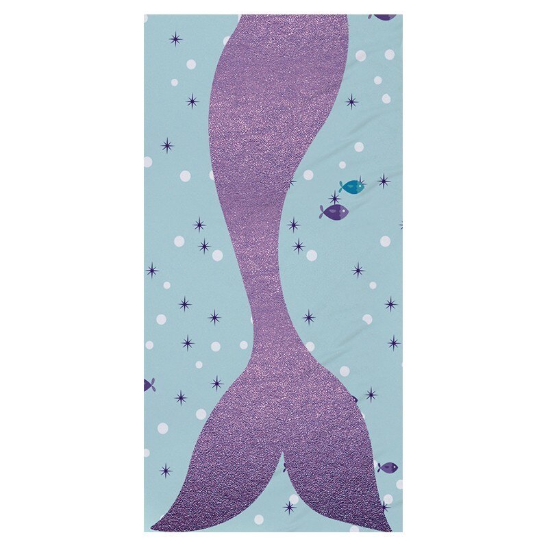 Dunne Microfiber Zachte Strand Handdoeken Mooie Kleurrijke Schaal 3d Print Douche Reizen Handdoek Rechthoekige Strandlaken Met Tasje: Beach Towel 4