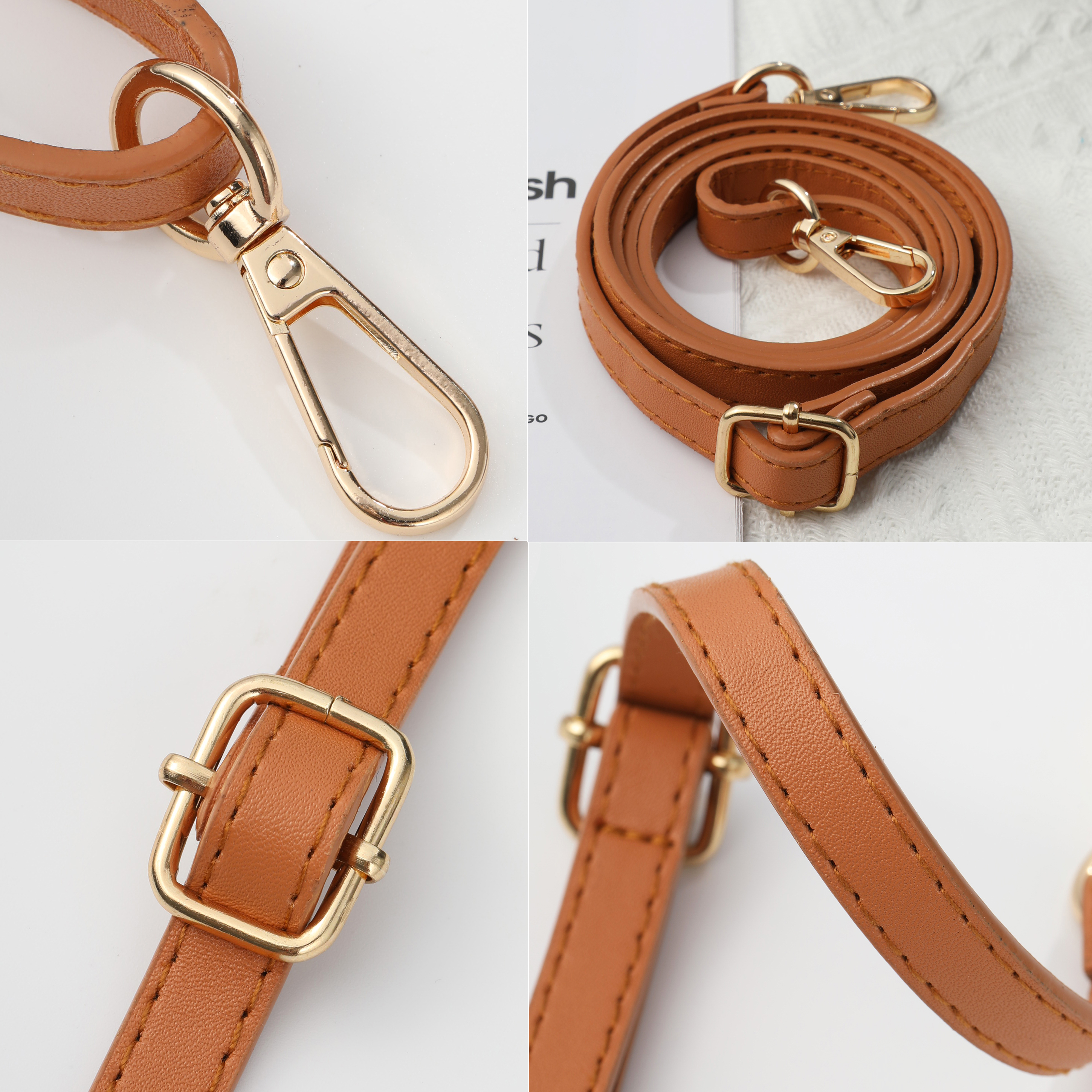 125 CM Lange PU Lederen Tas Riem Accessoires voor handtassen 1.2 CM Brede Schoudertas Riem Voor crossbody Vervanging riem Voor Tassen
