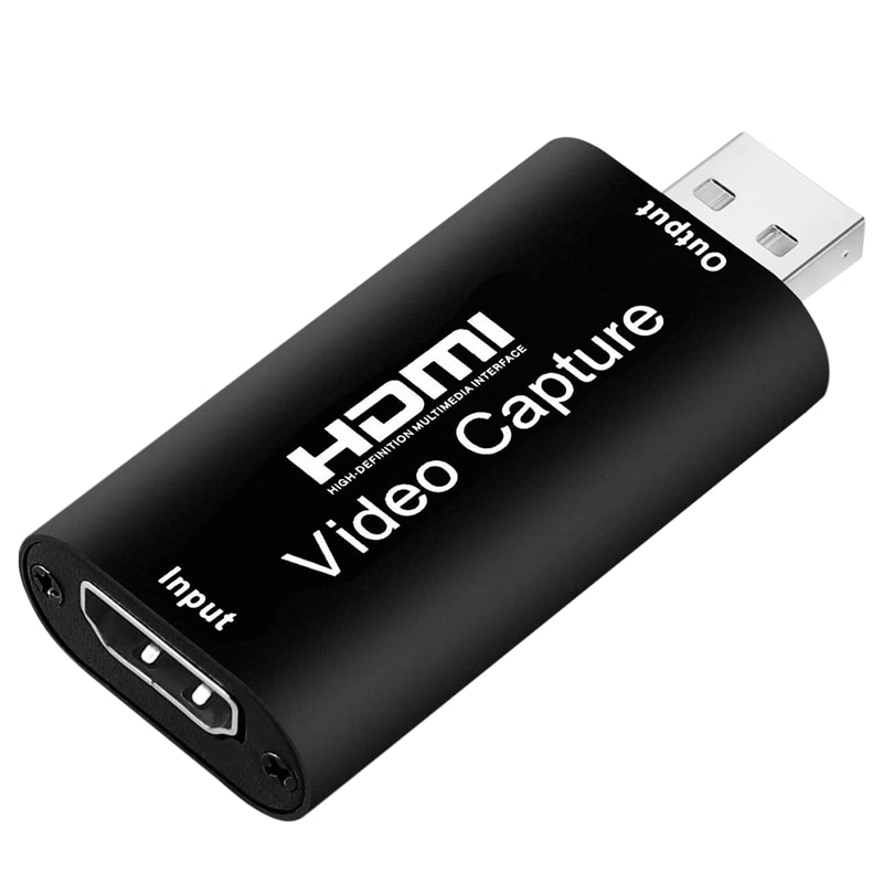 O videokaappauskortit hdmi-usb 2.0 1080p 4k -tallennus dslr-videokameran toimintakameran kautta teräväpiirtokuvaa varten