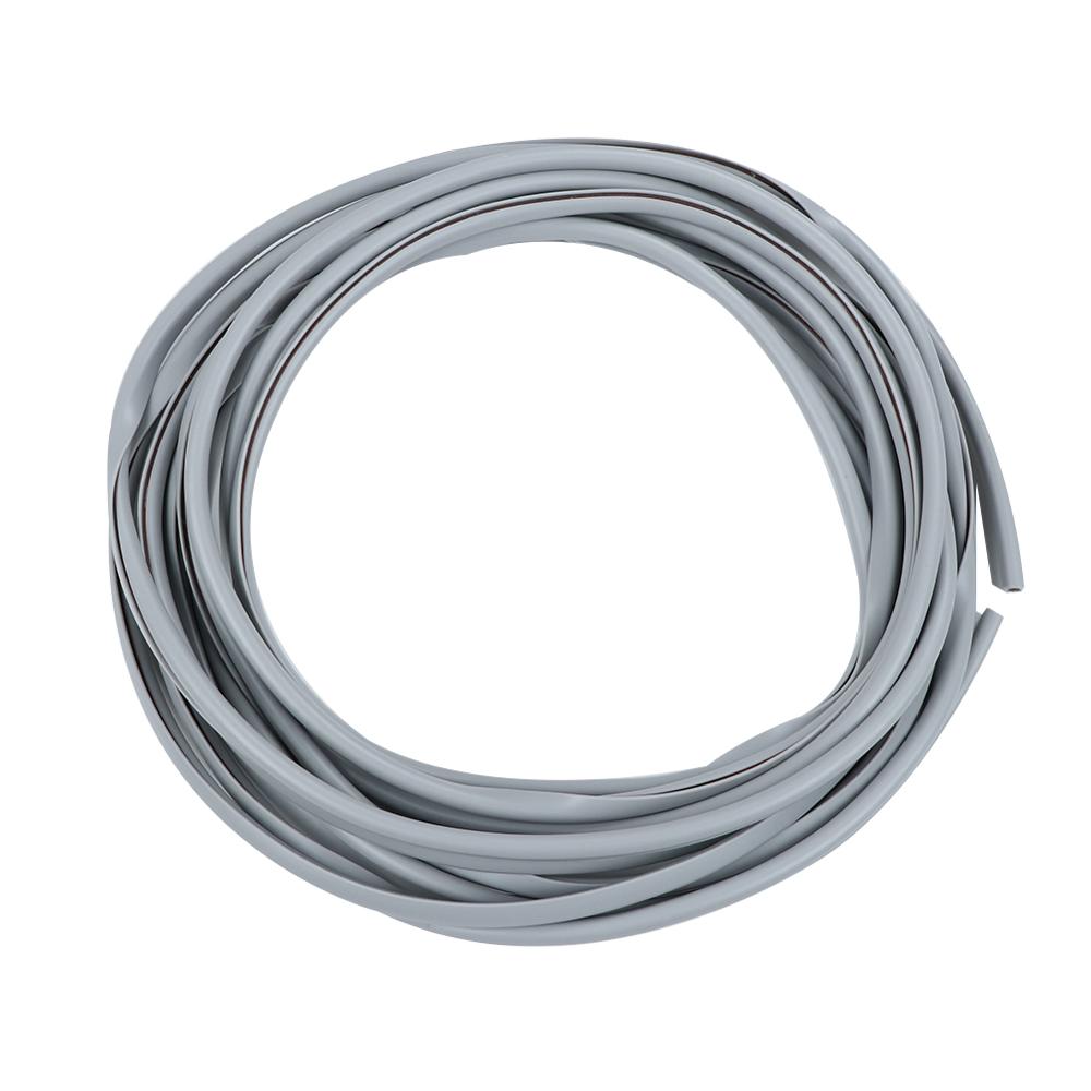 Bande de Protection anti-rayures pour voiture Type U 5M/8M, Protection contre les rayures pour moulage, anti-frottements, bande de caoutchouc pour bricolage: 8m gray
