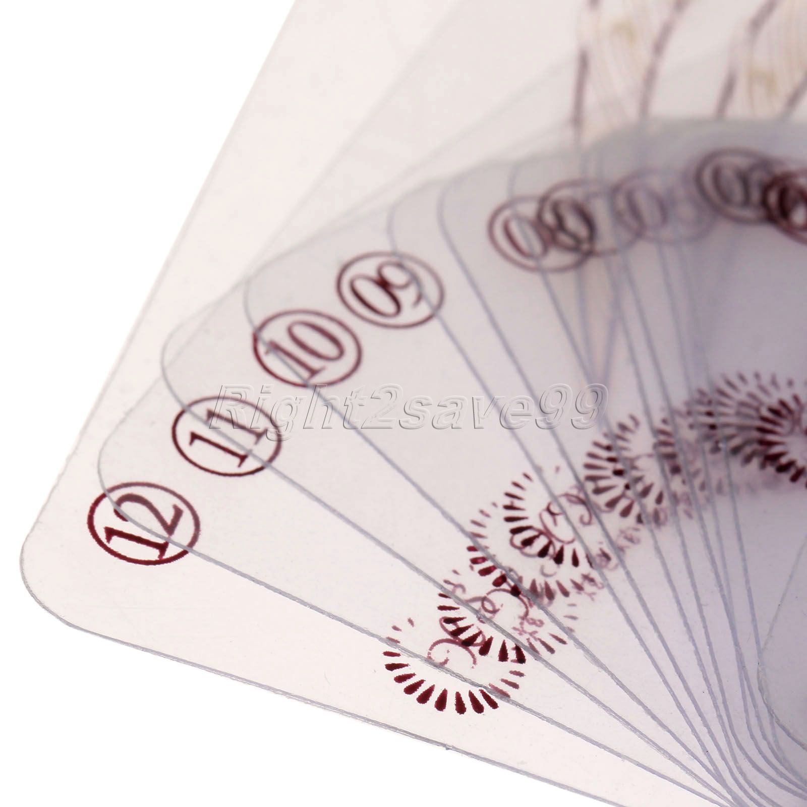 Plantilla de maquillaje permanente para cejas, Kit de tatuaje, 12 unidades
